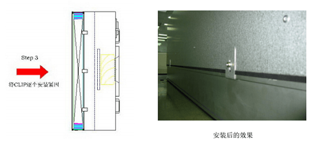 FFU風(fēng)機(jī)安裝局部特寫